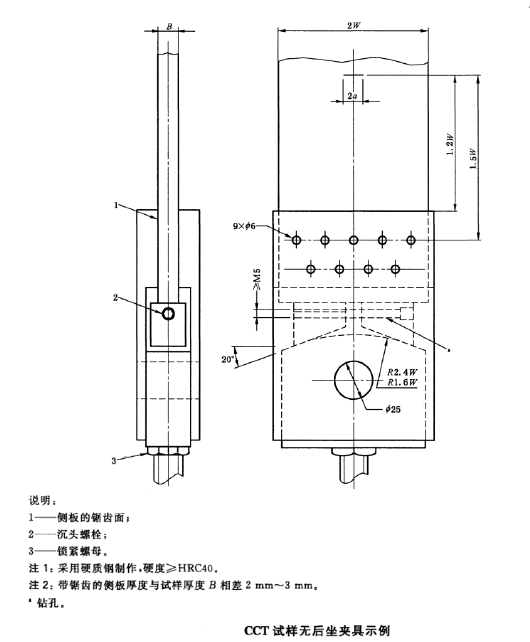 CCT/SENT試樣對金屬材料裂紋疲勞試驗(yàn)機(jī)夾具的要求